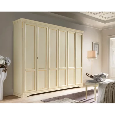 Gardróbszekrény, 6 ajtós – Morello 4528