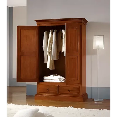 Wardrobe, 2-Door, with 2 Drawers – Morello 4572