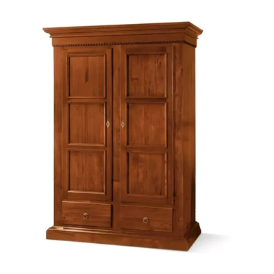 Gardróbszekrény, 2 ajtós, 2 fiókkal – Morello 4576