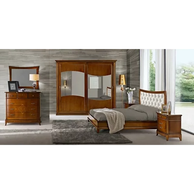 Wardrobe, 2 Sliding Doors, with Mirrored Doors – Morello 4103