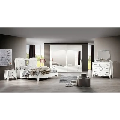 Chest of Drawers with 3 Drawers, with Decoration – Morello 4120