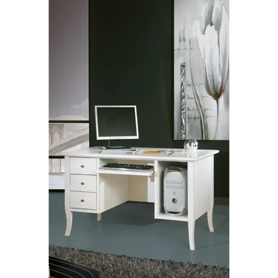 Íróasztal PC-tartó szekrénnyel, 3 fiókkal – Morello 3916