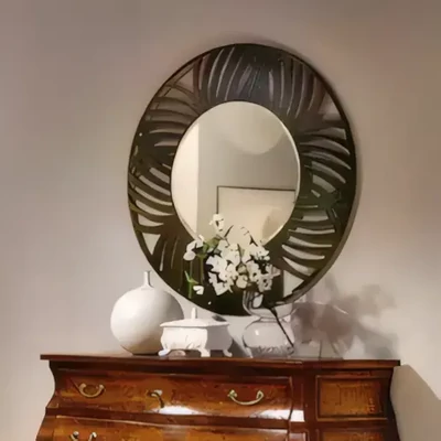 Kerek tükör áttört díszítéssel – Morello 4092