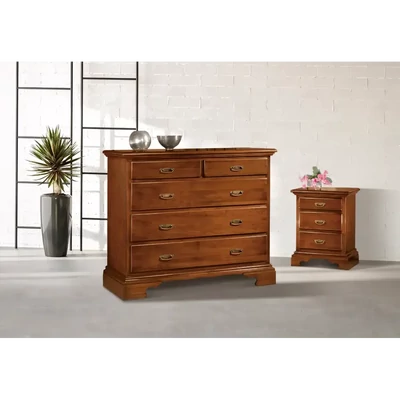 Komód 2 db éjjeliszekrénnyel – Morello 4412