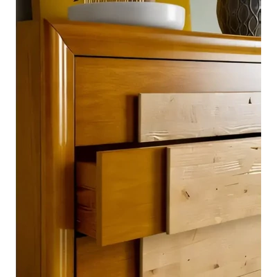 Bedroom Set with Pine Wood Headboard – Morello 3962