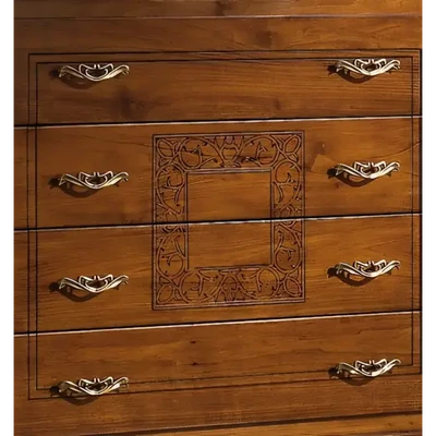 Bedroom Set with Openwork Decoration Headboard – Morello 4166