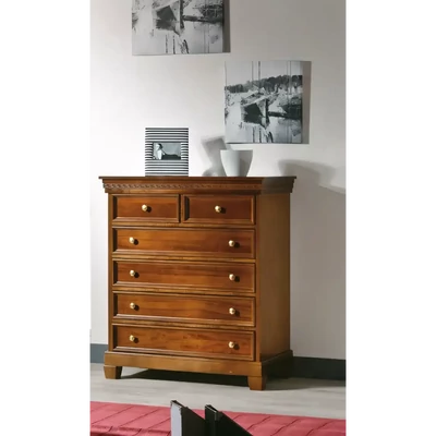 Komód 6 fiókkal, görög díszítéssel – Morello 3526