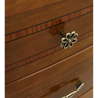 Chest of Drawers with 2 Nightstands, with Inlay – Morello 4345