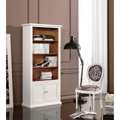 Könyvespolc 4 fiókkal, 2 ajtós alsó tárolórésszel – Morello 2961