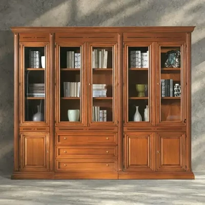 Könyvespolc, 8 ajtós, 3 fiókkal – Morello 3891