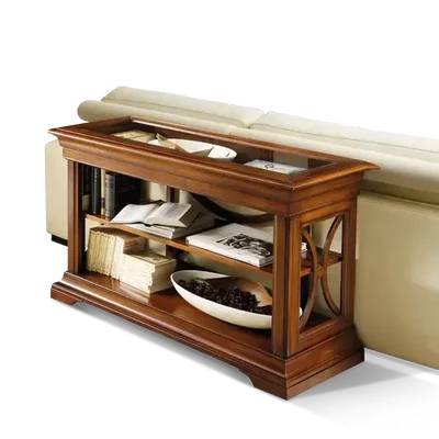 Könyvespolc üveg fedlappal – Morello 3470