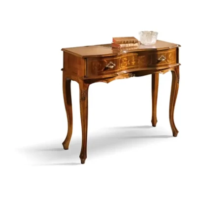 Konzolasztal 1 fiókkal, intarziás – Morello 3719