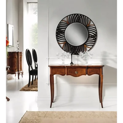 Round Mirror with Openwork Decoration – Morello 3692