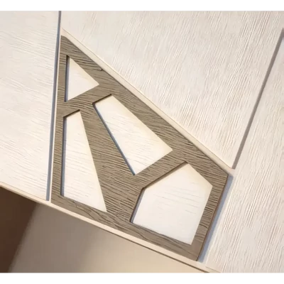 Ajtó geometrikus díszítéssel, polcos elemhez – Morello 3131.I