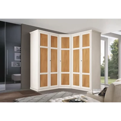 Moduláris sarok gardróbszekrény (45°) – Morello 4505