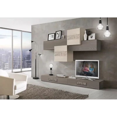 Nappali szekrénysor körmintás díszítéssel – Morello 3146