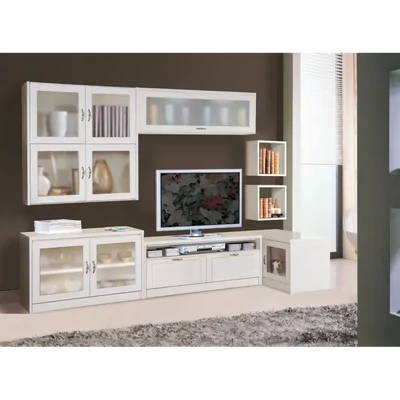 Nappali szekrénysor tejüveg ajtókkal – Morello 3166