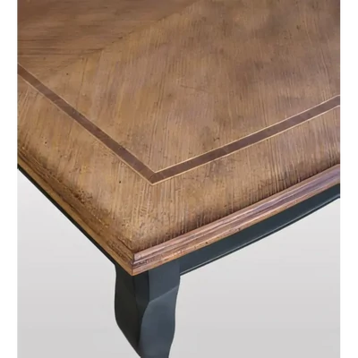 Oval Dining Table, Extendable, with Inlay – Morello 2299