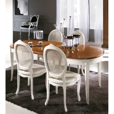 Ovális étkezőasztal, bővíthető – Morello 2315