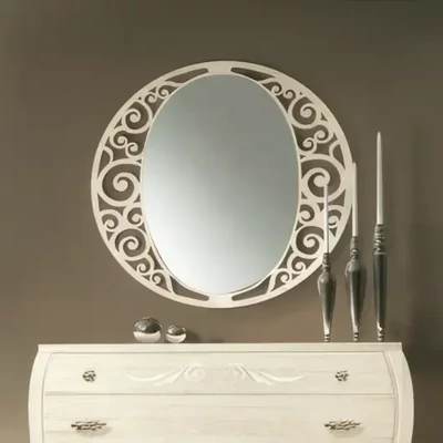 Ovális tükör áttört díszítéssel – Morello 4210