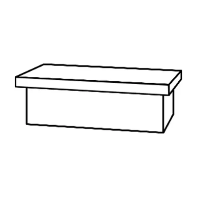 Polc elem előszobafalhoz, 1 fiókkal – Morello 3616.B