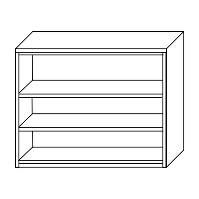 Polcos TV-tartó elem 3 polccal, széles – Morello 2912