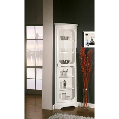 Sarok vitrines szekrény, 1 ajtós – Morello 3014