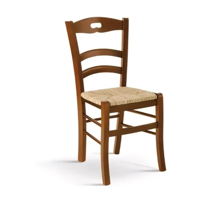 Szék fa vagy kukoricaháncs ülőfelülettel – Morello Barbara 2591