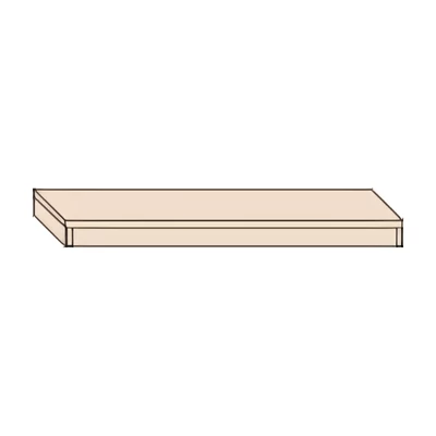 Szekrénysor-alap, 130 cm széles – Morello 3176