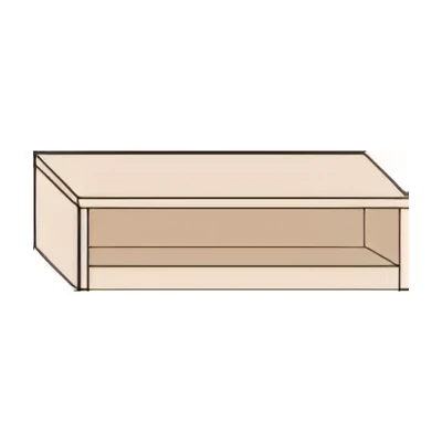 Szekrénysor-elem 1 polccal, 100x38 cm – Morello 3172