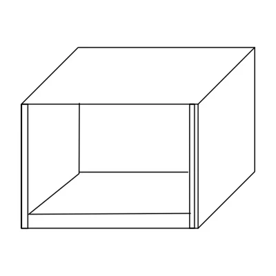 Szekrénysor-elem, 60 cm széles, 48 cm mély – Morello 3111.B