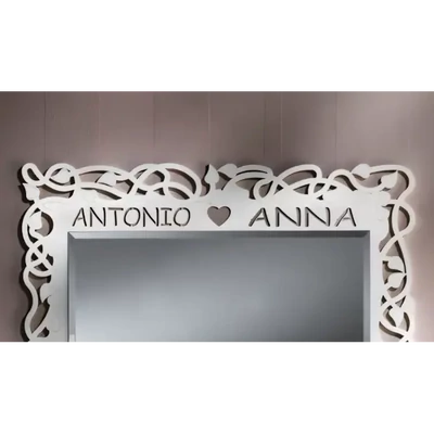 Szöveges díszítés a 3759-es számú tükörhöz – Morello 3760