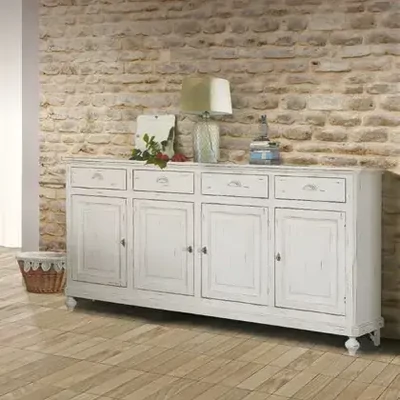 Tálalószekrény, 4 ajtós, 4 fiókkal – Morello 2045