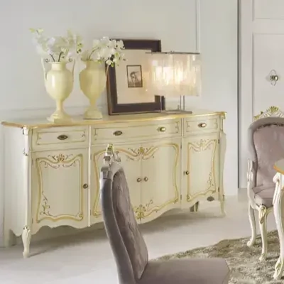 Tálalószekrény, 4 ajtós, 3 fiókkal – Morello 2109