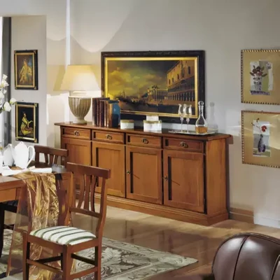 Tálalószekrény, 2 ajtós, 2 fiókkal – Morello 2154