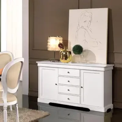 Tálalószekrény, 2 ajtós, 4 fiókkal, Lajos Fülöp stílusú – Morello Luigi Filippo 2187