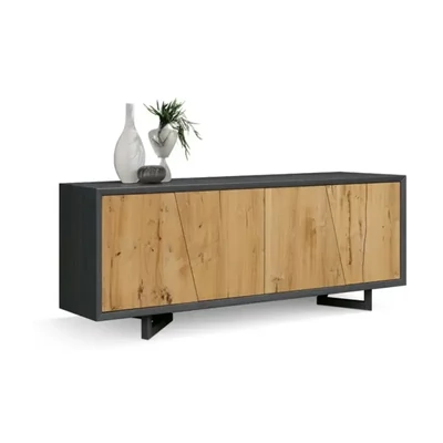 Tálalószekrény, 4 ajtós, szánkótalppal – Morello 2830