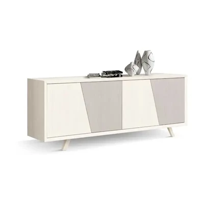 Tálalószekrény, 4 ajtós, ferde lábakkal – Morello 2831