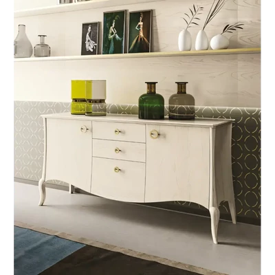 Tálalószekrény, 2 ajtós, 3 fiókkal – Morello 2852