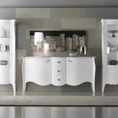 Tálalószekrény, 2 ajtós, 3 fiókkal – Morello 3156