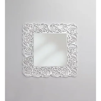 Tükör, négyzet alakú, áttört díszítéssel – Morello 3758