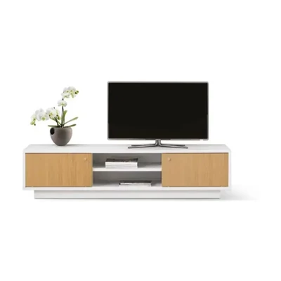 TV-szekrény, 2 tolóajtós, zárt, pormentes talppal – Morello 3300