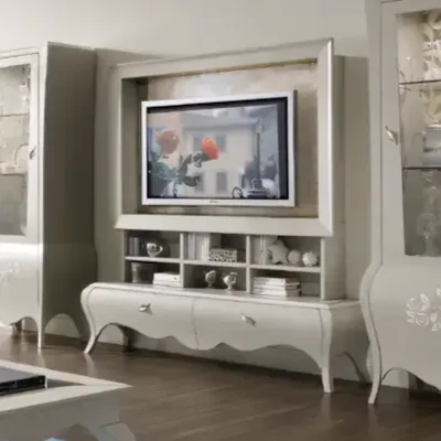 TV-szekrény fali panellel – Morello 3244