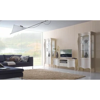 TV-szekrény szett (TV-szekrény + 2x vitrines szekrény) – Morello 3257