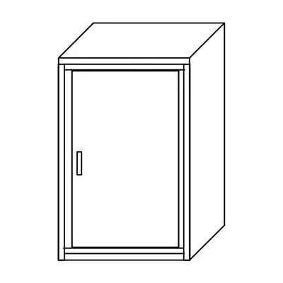 TV-tartó elem, 1 ajtós – Morello 2920