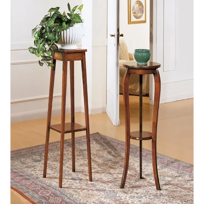 Virágtartó kisasztal, négyzet alakú, 84 cm magas – Morello 3444