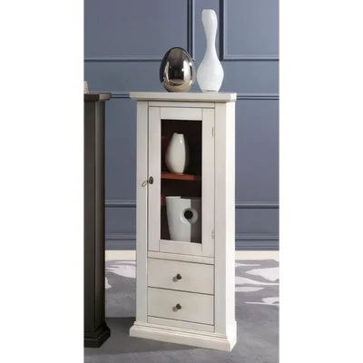 Vitrines kisszekrény, 1 ajtós, 2 fiókkal – Morello 3460