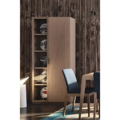 Vitrines szekrény, 2 ajtós – Morello 2004