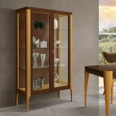 Vitrines szekrény, 2 ajtós – Morello 2009