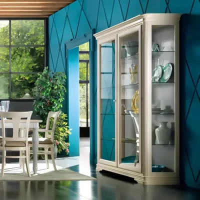 Vitrines szekrény, 2 ajtós – Morello 2047